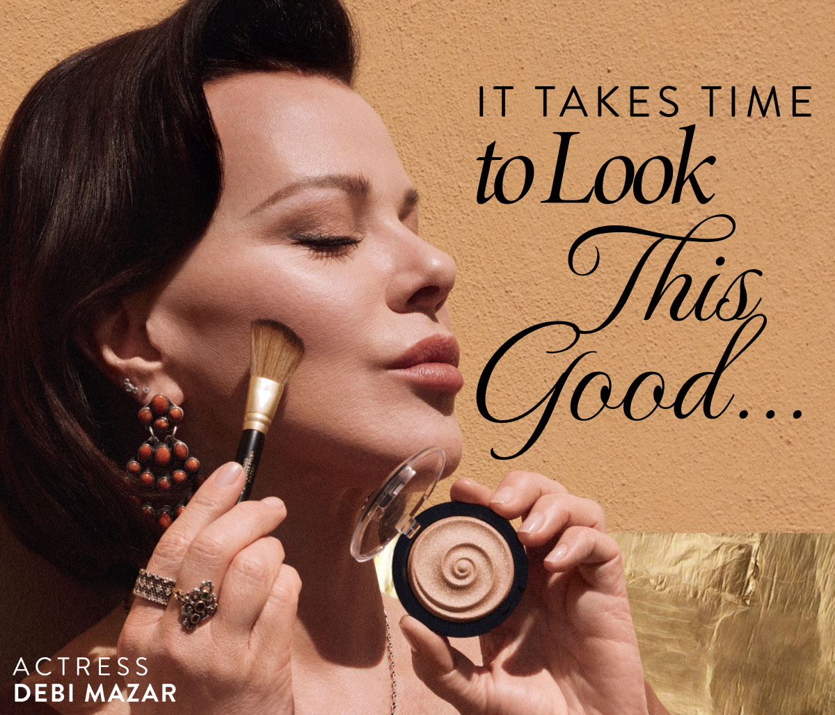 It takes time to look this good... | Actress Demi Mazar