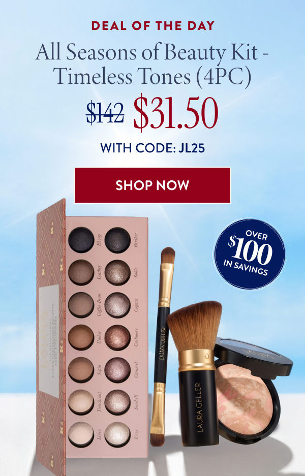 Deal of the Day | All Seasons of Beauty Kit - Timeless Tones (4PC) | Shop Now