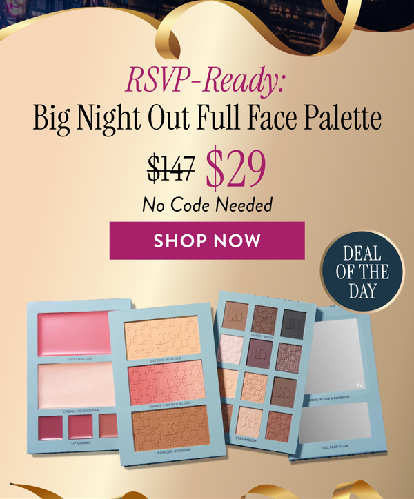 RSVP-Ready: Big Night Out Full Face Palette | Shop Now