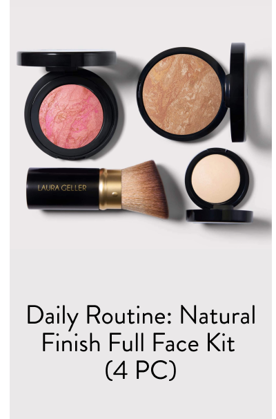 Daily Routine: Natural Finish Full Face Kit (4 PC)