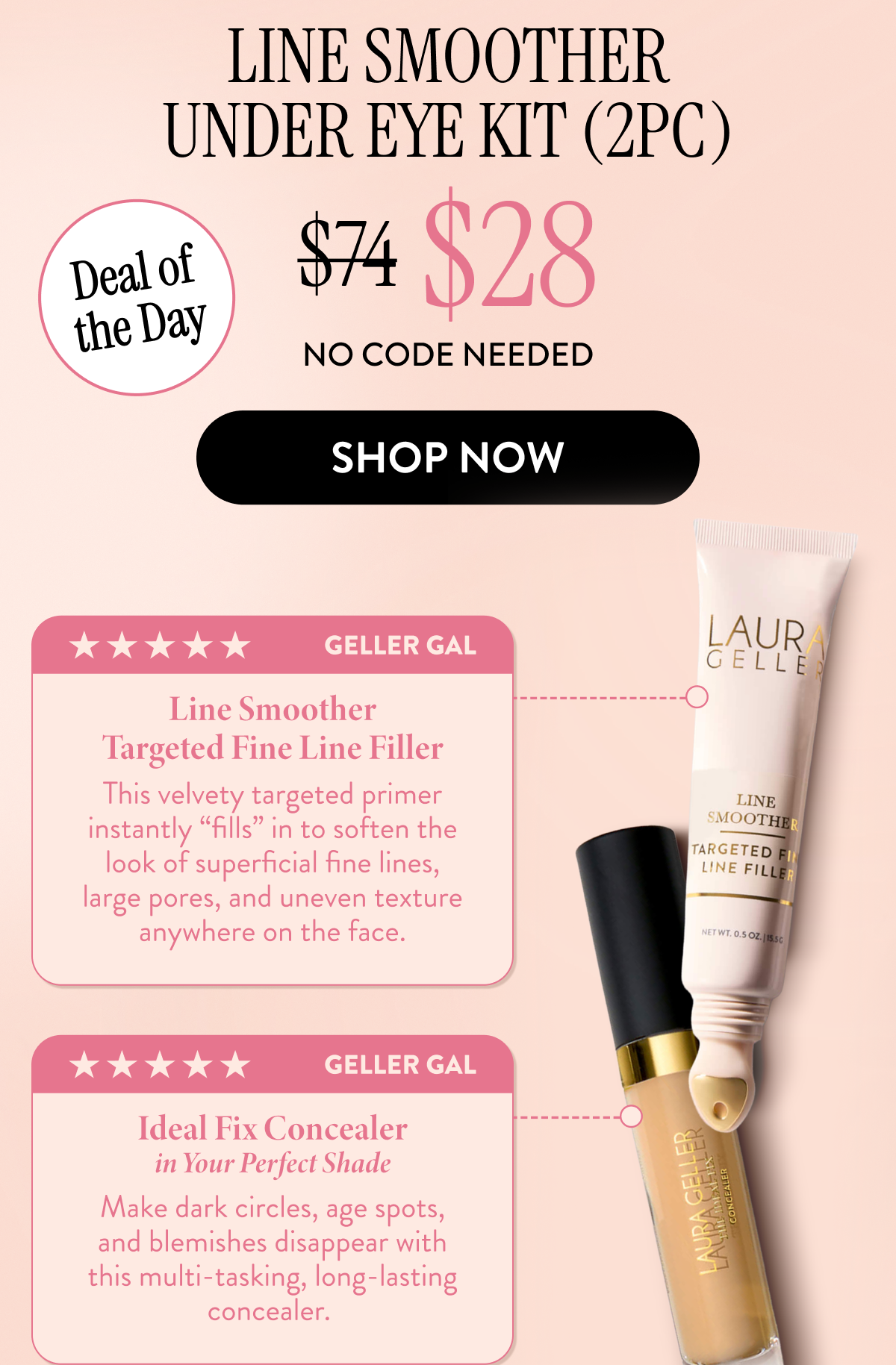 Line Smoother Under Eye Kit (2PC) | Shop Now