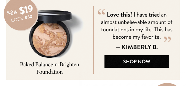 Baked Balance-n-brighten Foundation | Shop Now