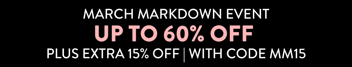 Up to 60% Off Plus Extra 15% OFF | With Code MM15