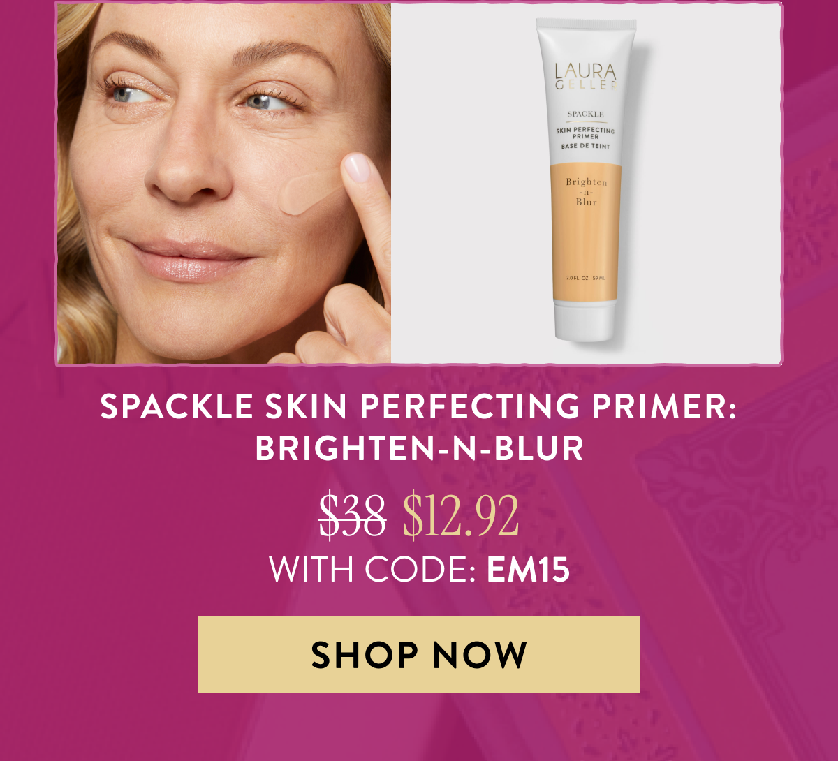 Spackle Skin Perfecting Primer: Brighten-n-Blur | Shop Now