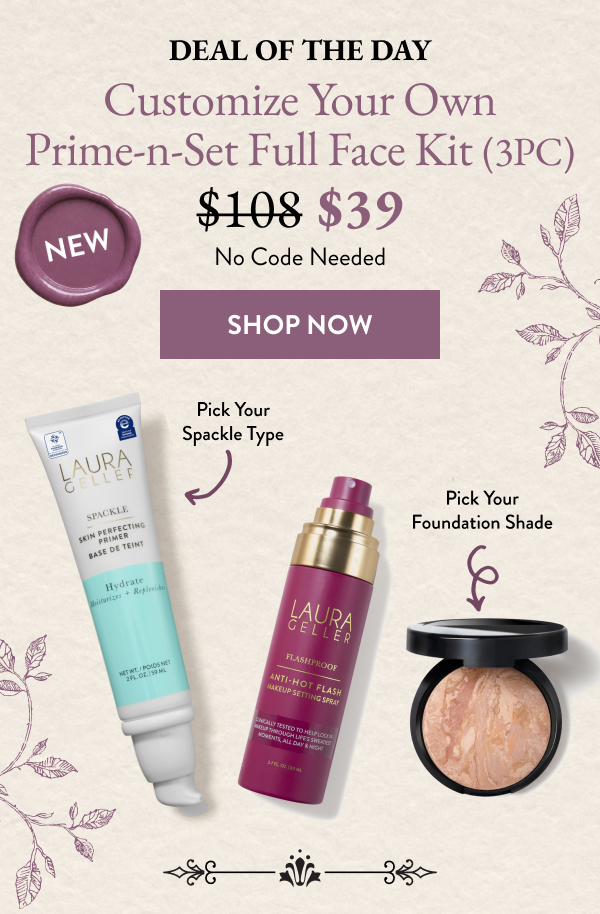 Deal of the Day | Customize Your Own Prime-n-Set Full Face Kit (3PC) | Shop Now