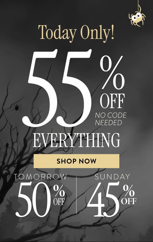 Today Only! - 55% Off Everything No Code Needed | Shop Now