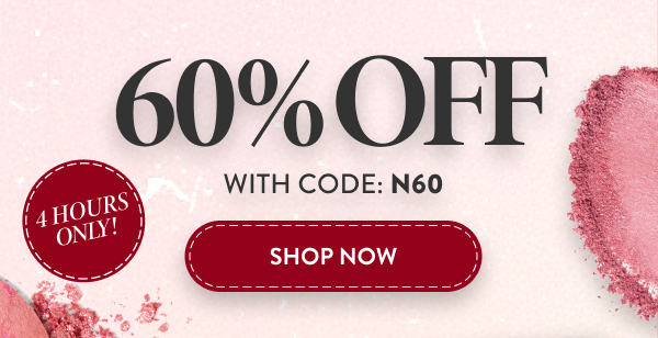 60% Off | With Code: N60 | Shop Now