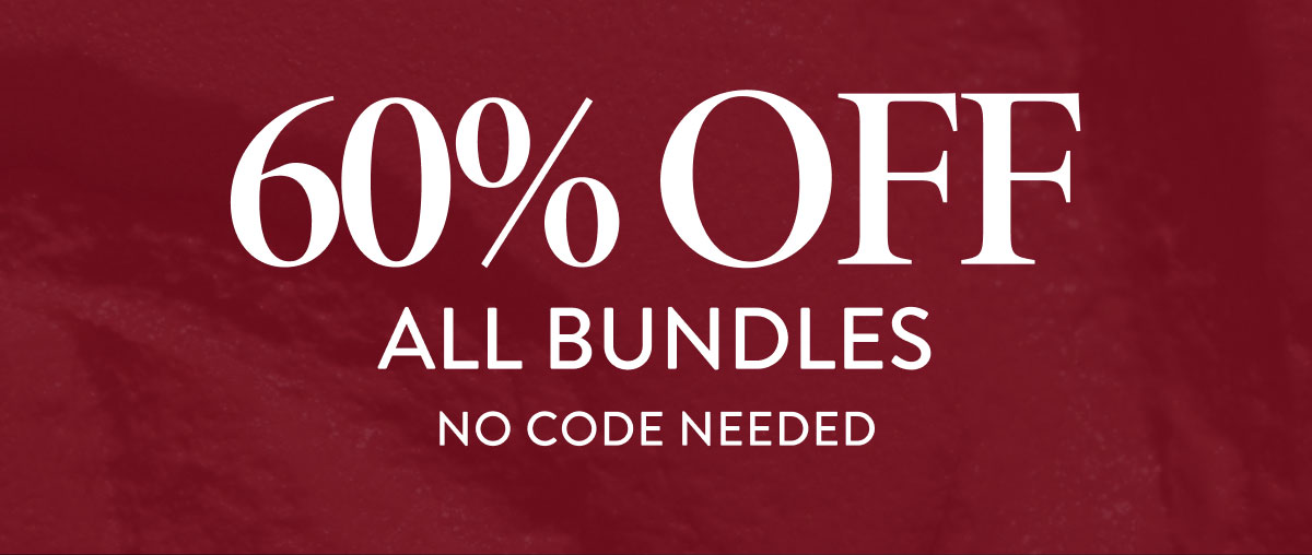 60% OFF All Bundles No Code Needed
