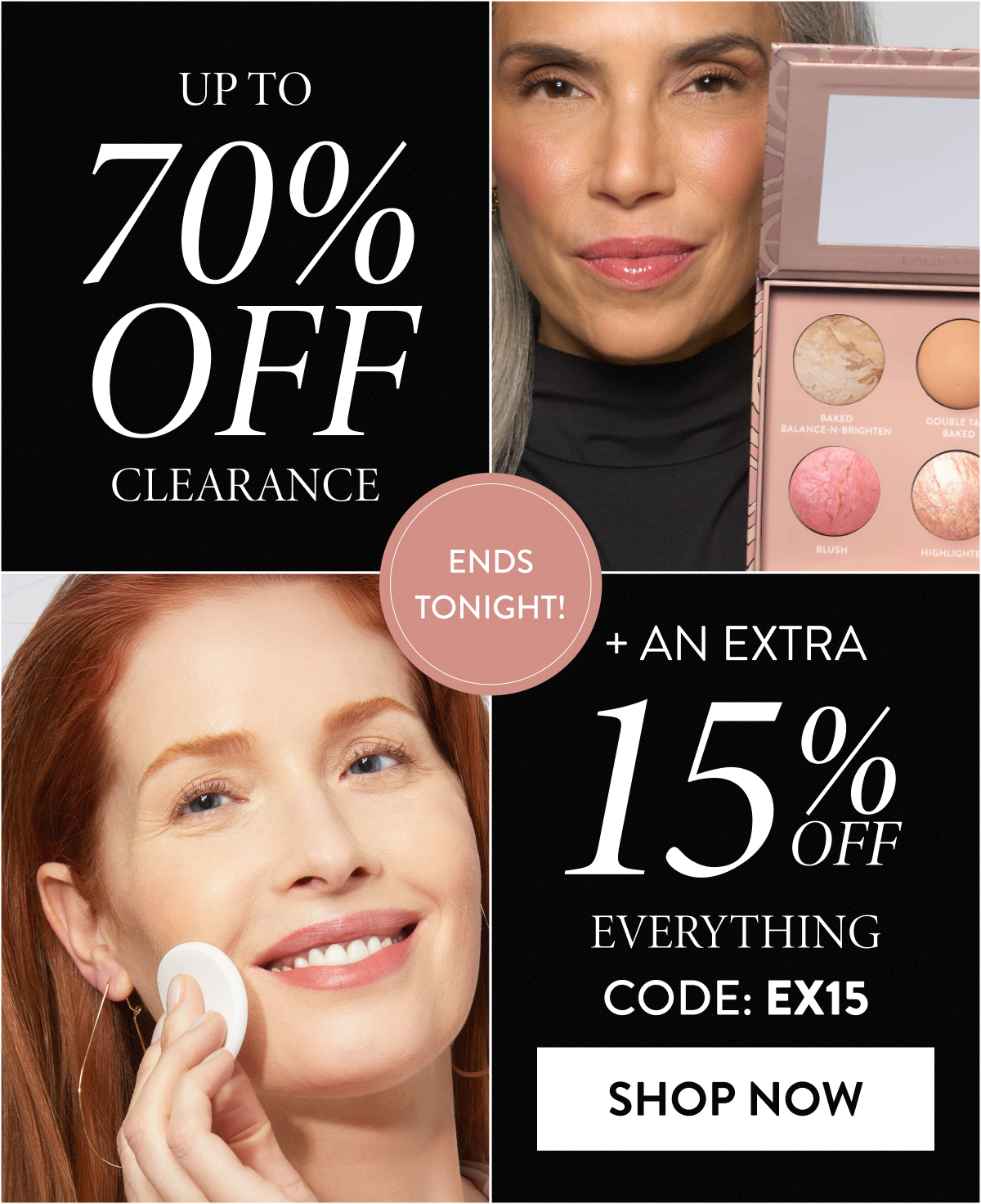 Up To 70% Off Clearance + An Extra 15% Off Everything | Code: EX15