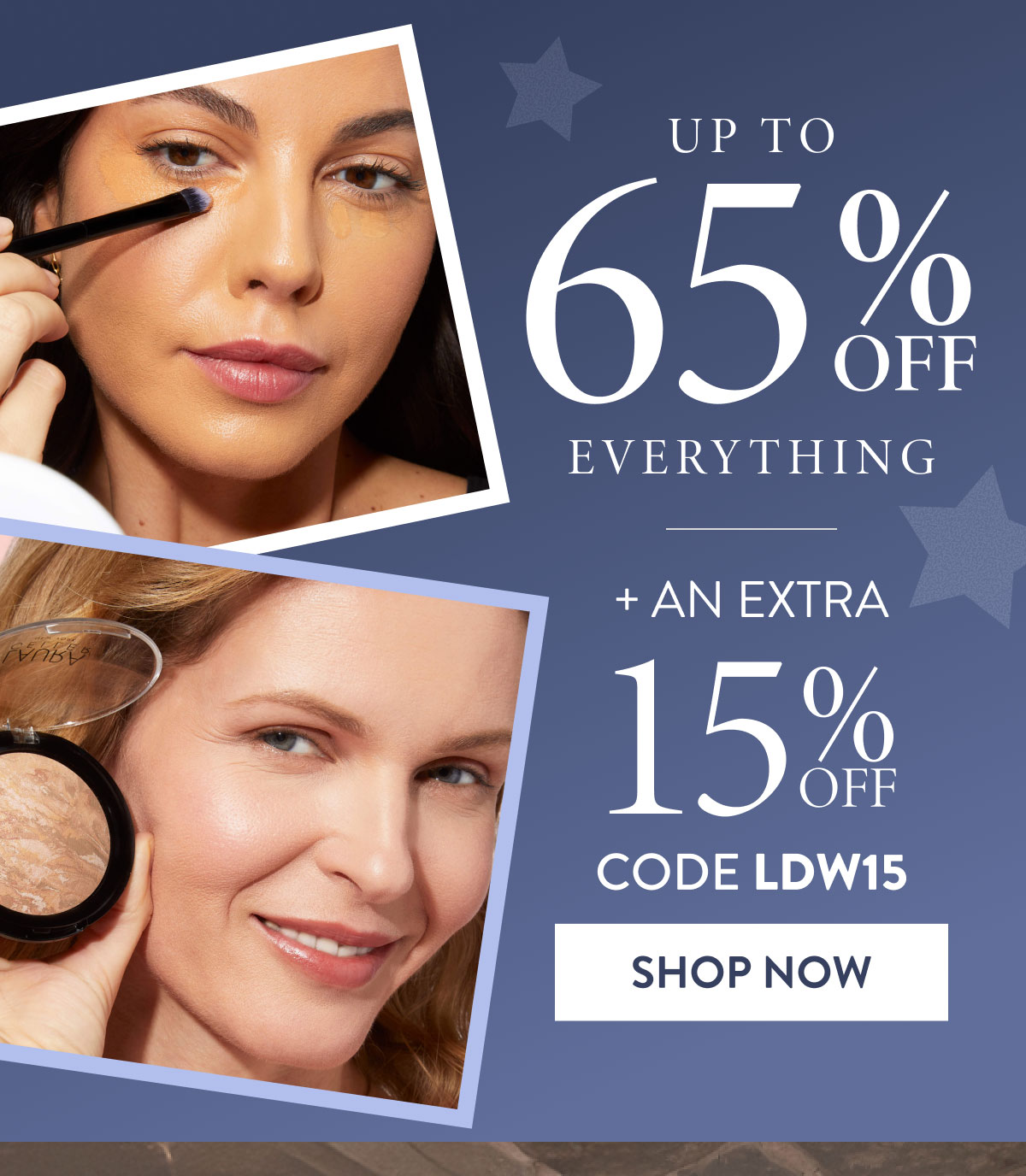 Up to 65% Off Everything + An Extra 15% Off Code LDW15 | Shop Now