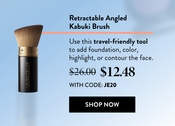 Retractable Angled Kabuki Brush | Shop Now