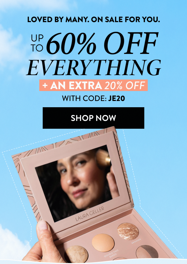Up To 60% OFF Everything + An Extra 20% OFF | With Code: JE20