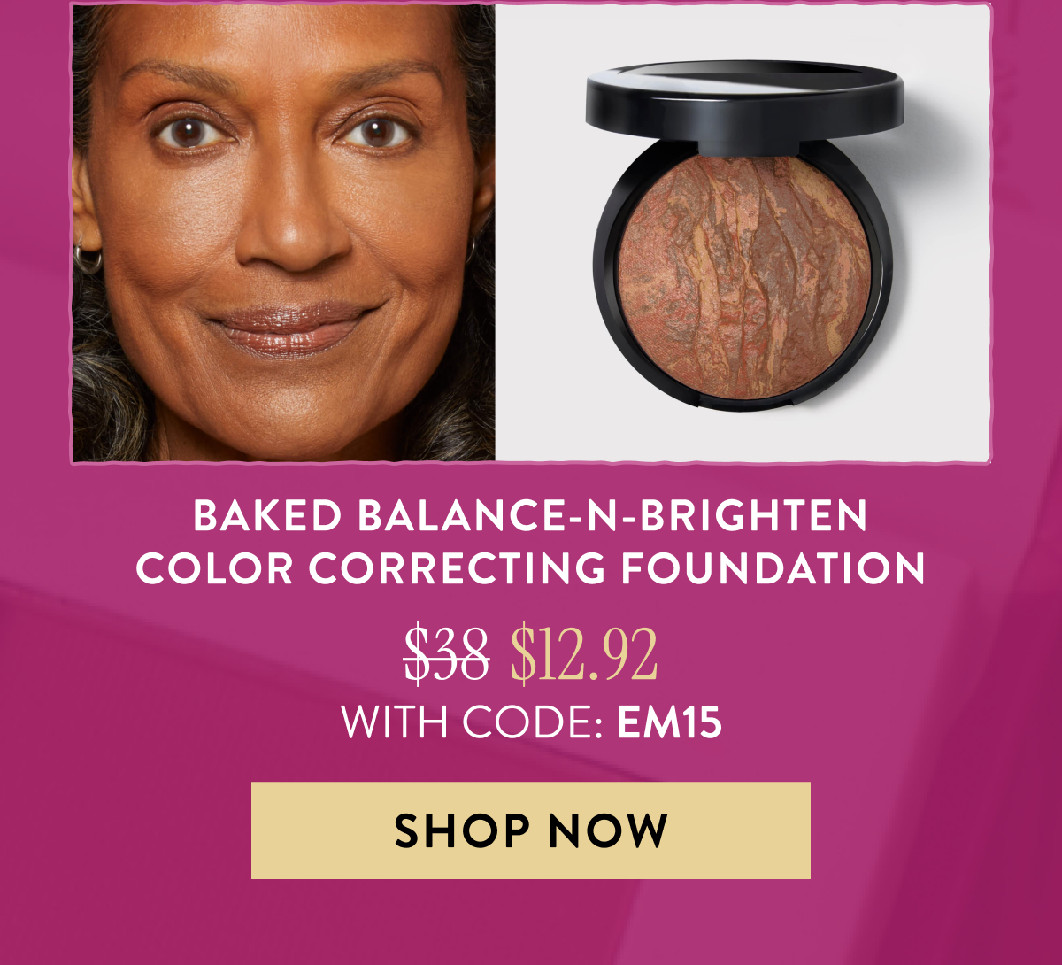 Baked Balance-n-Brighten Color Correcting Foundation | Shop Now