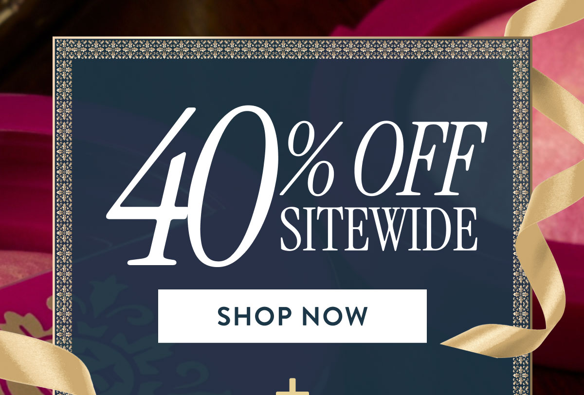 40% Off Sitewide | Shop Now