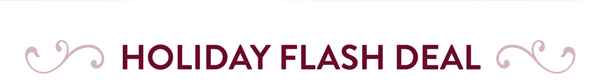 Holiday Flash Deal