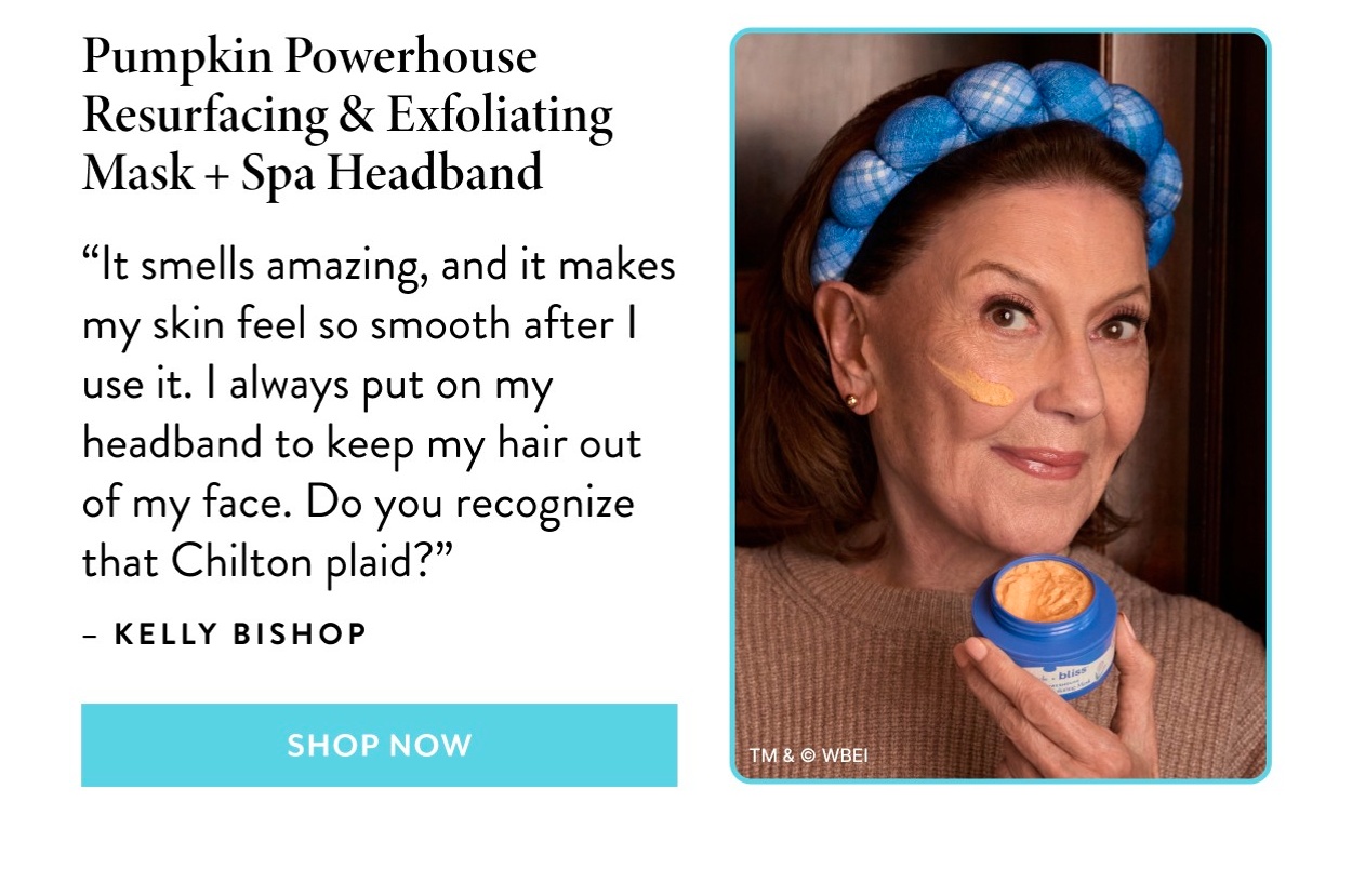 Pumpkin Powerhouse Resurfacing & Exfoliating Mask + Spa Headband