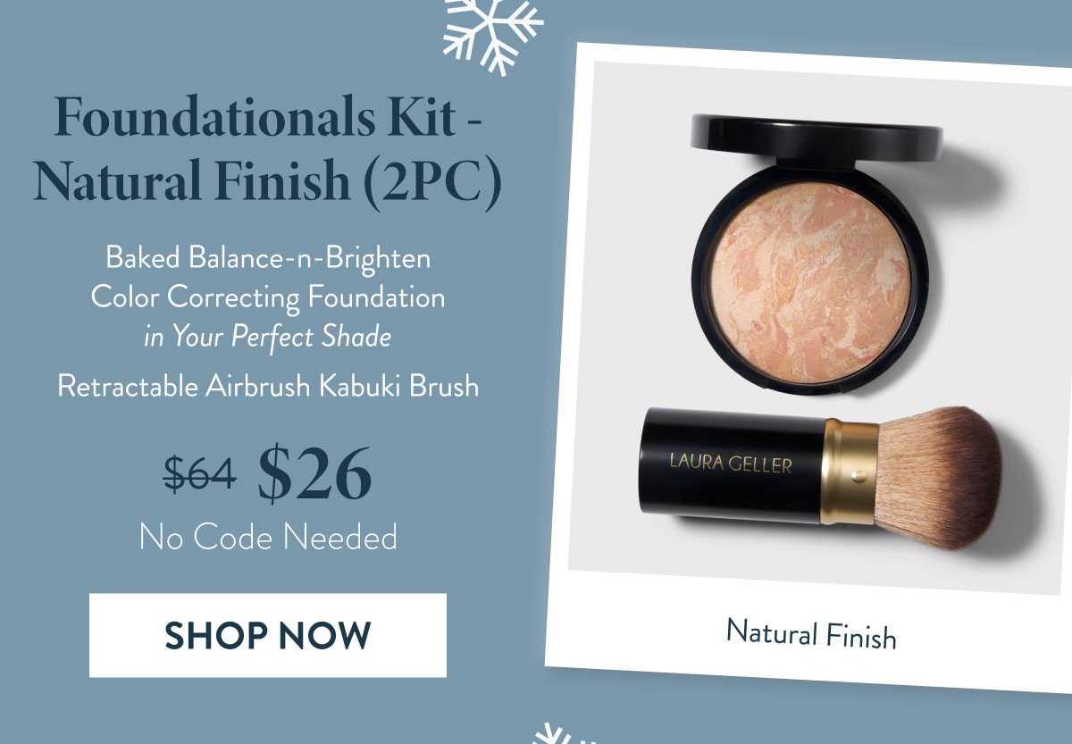 Foundationals Kit - Natural Finish (2PC) | Shop Now