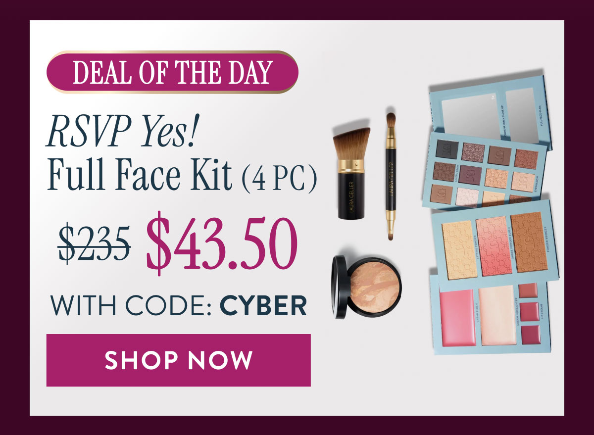 Deal of the Day - RSVP Yes! Full Face Kit (4 PC) | Shop Now
