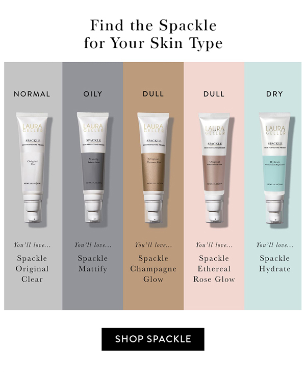Find The Spackle For Your Skin Type