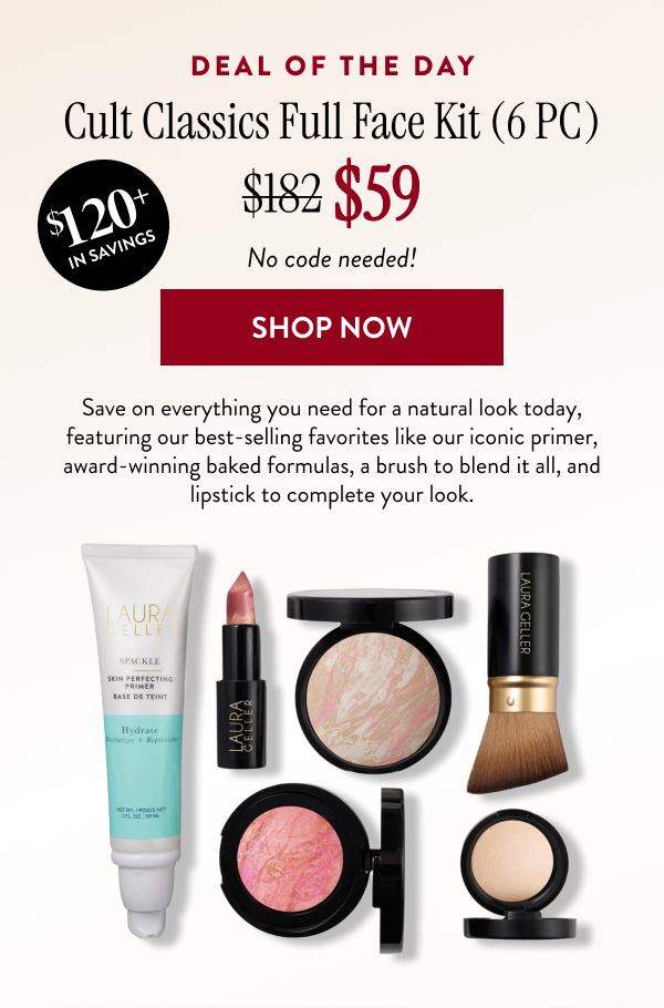 Deal Of The Day | Cult Classics Full Face Kit (6 PC) | Shop Now