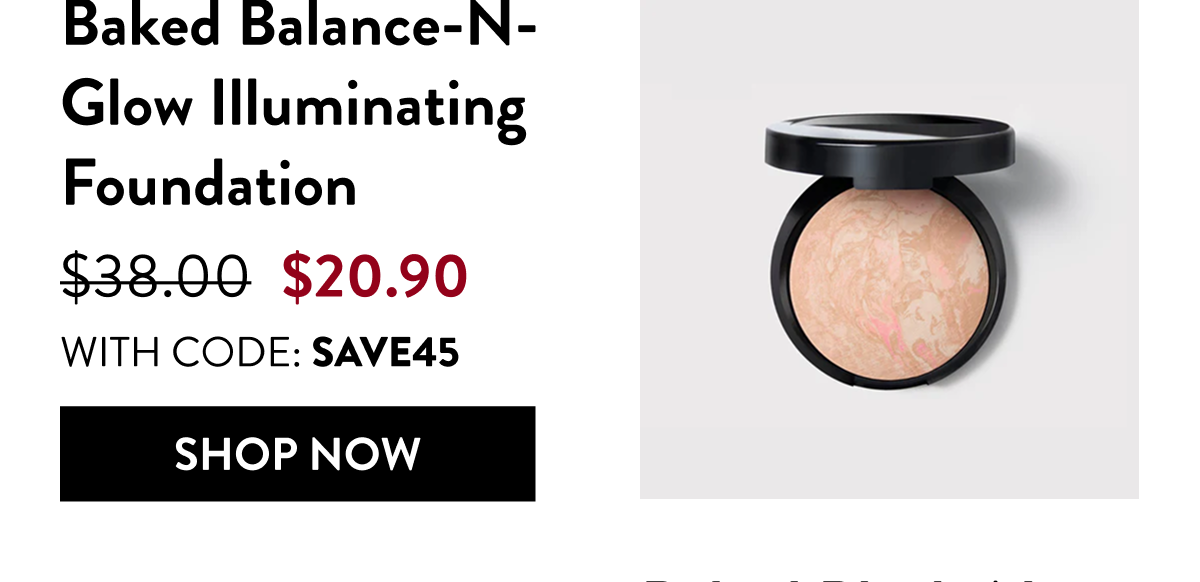 Baked Balance-n-Glow Illuminating Foundation | Shop Now