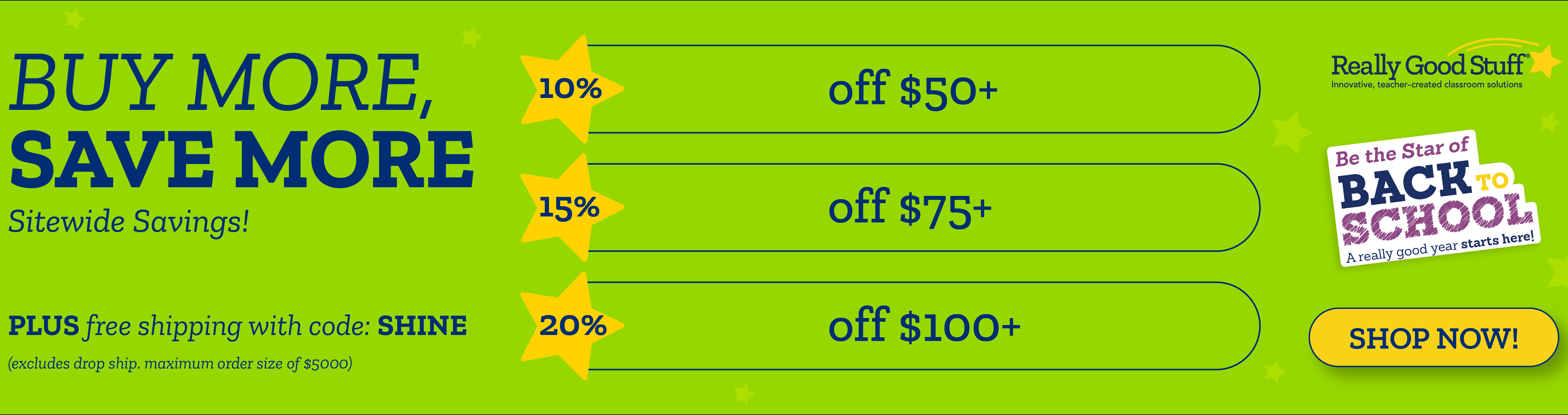 Buy More, Save MORE!