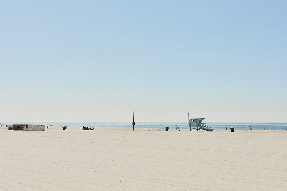Sand in Santa Monica