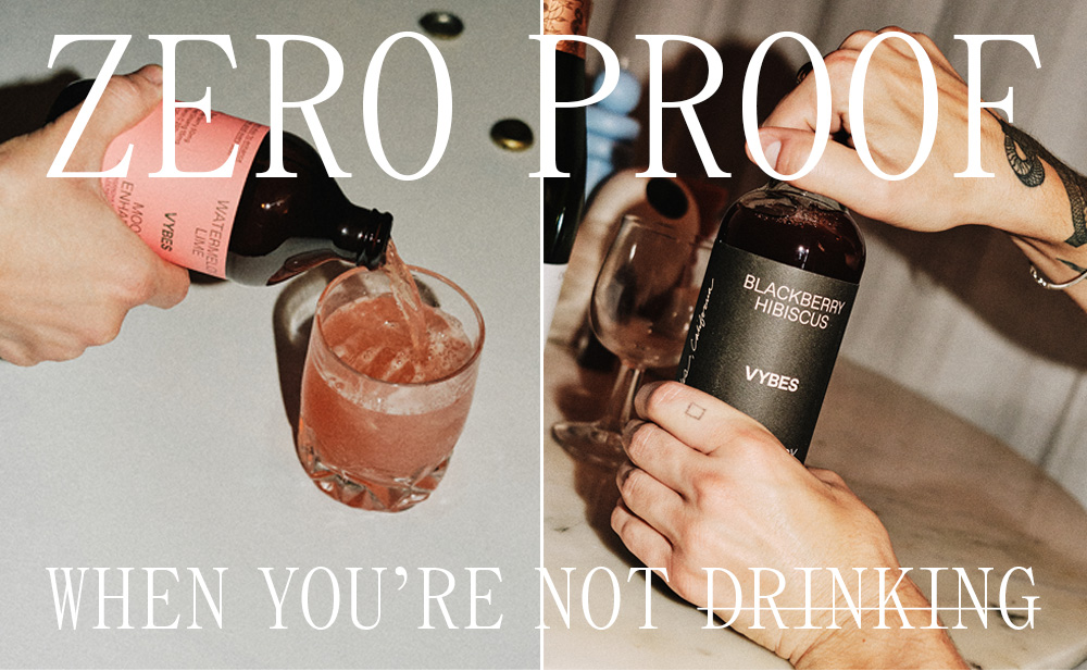 When you're not drinking