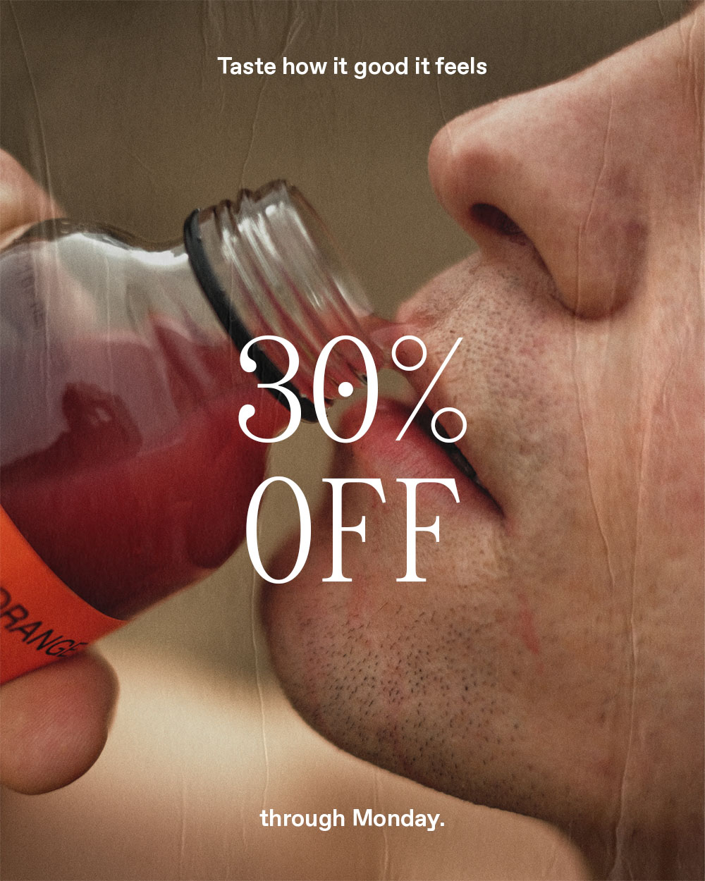 Get 30% off through Monday