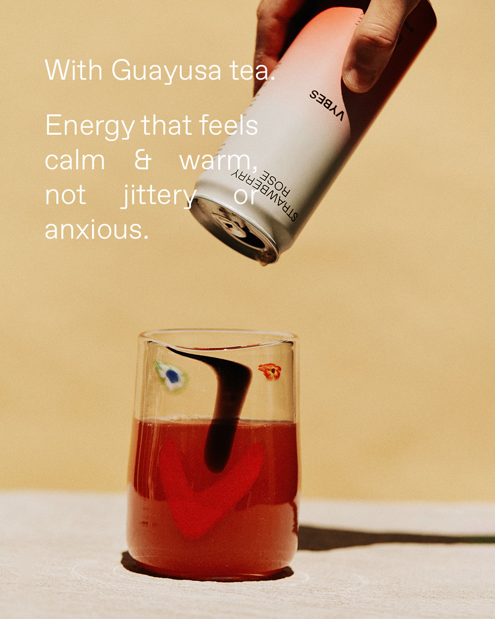 Energy that feels calm and warm, not jittery or anxious