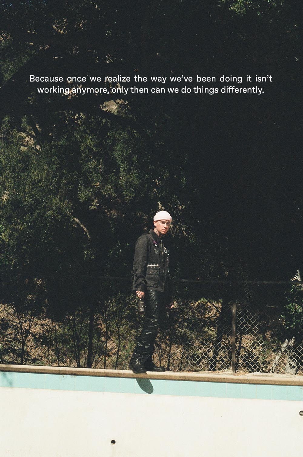 Doing things differently