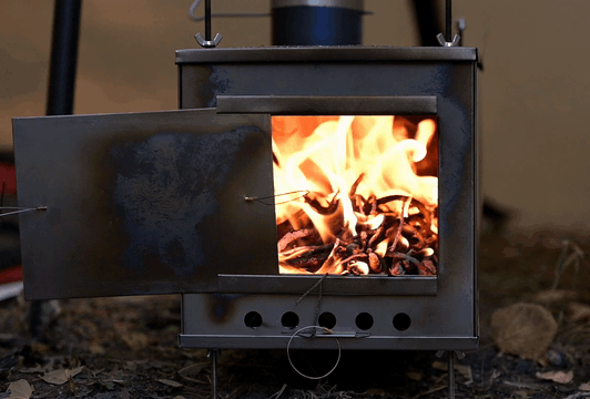 Ultralight Titanium Wood Stove