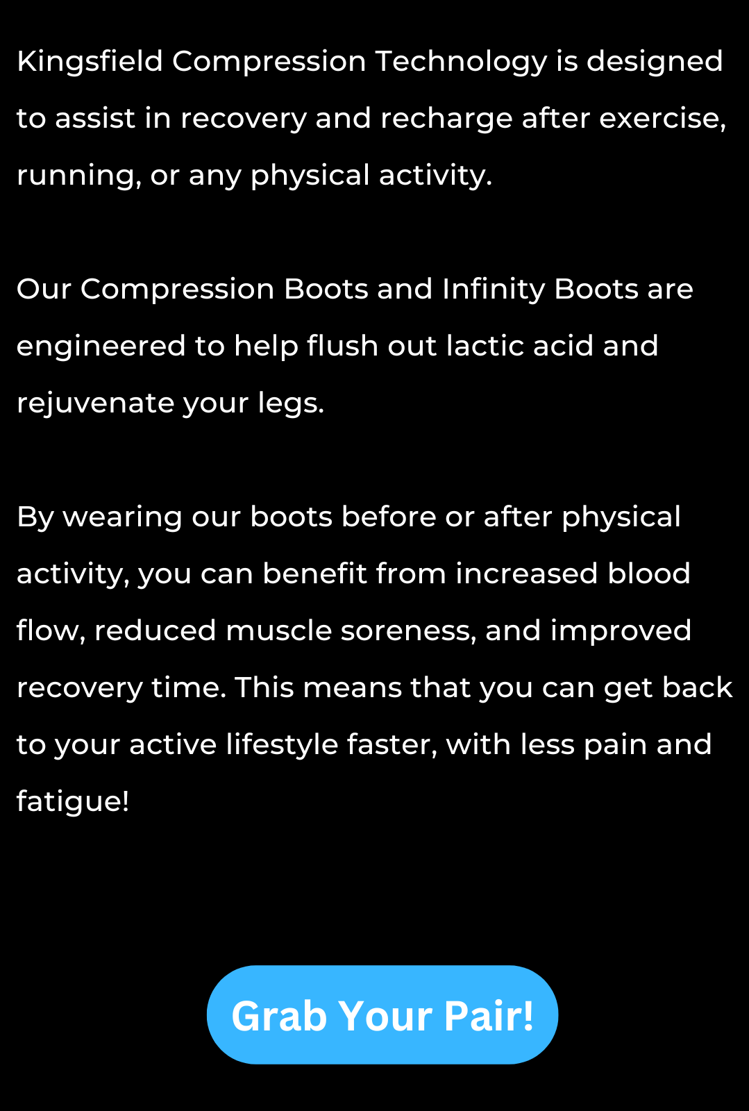 Flush Away Lactic Acid 👋 Kingsfield Fitness