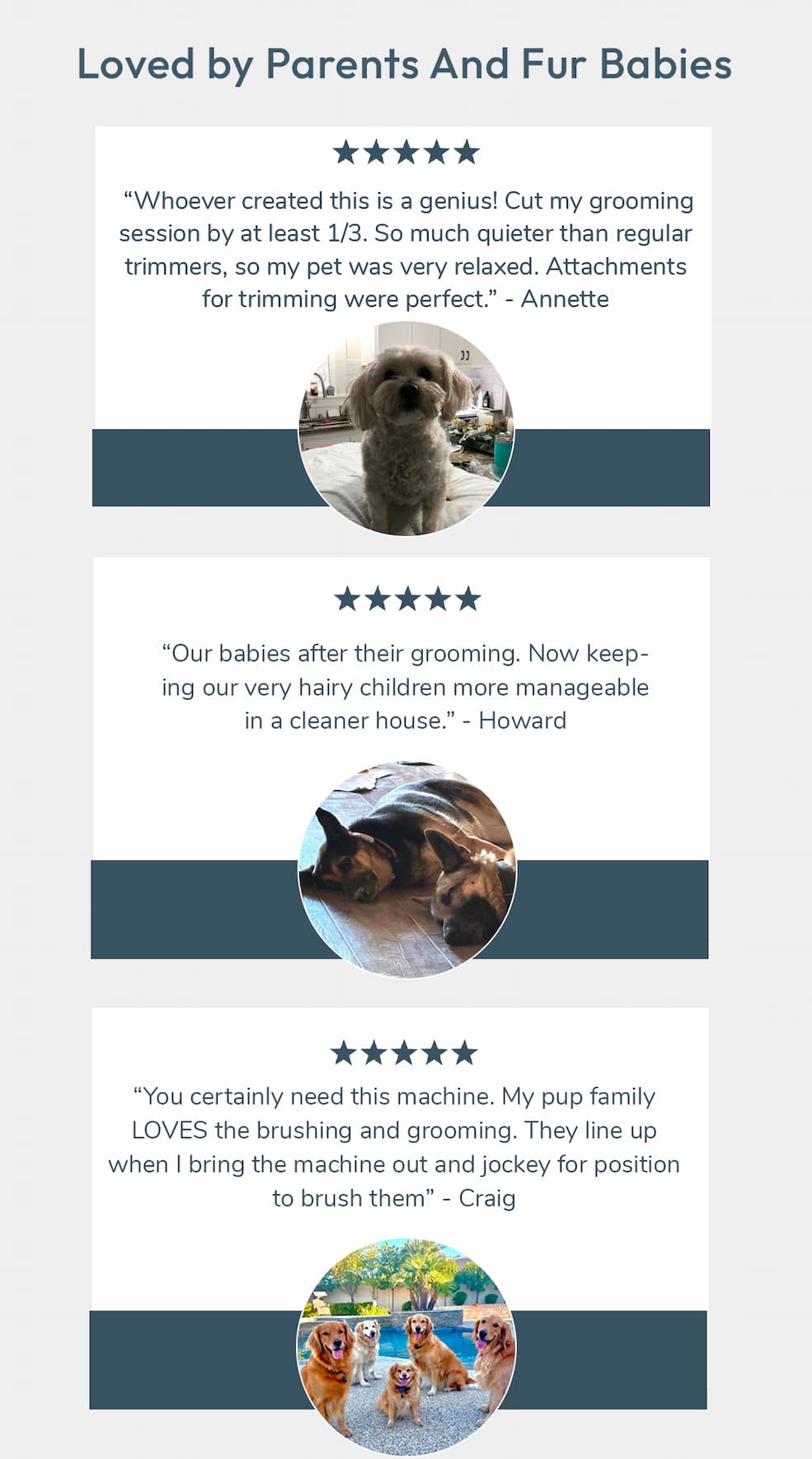 Loved by pet parents and fur babies! 