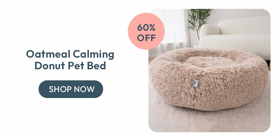 Oatmeal Calming Pet Bed