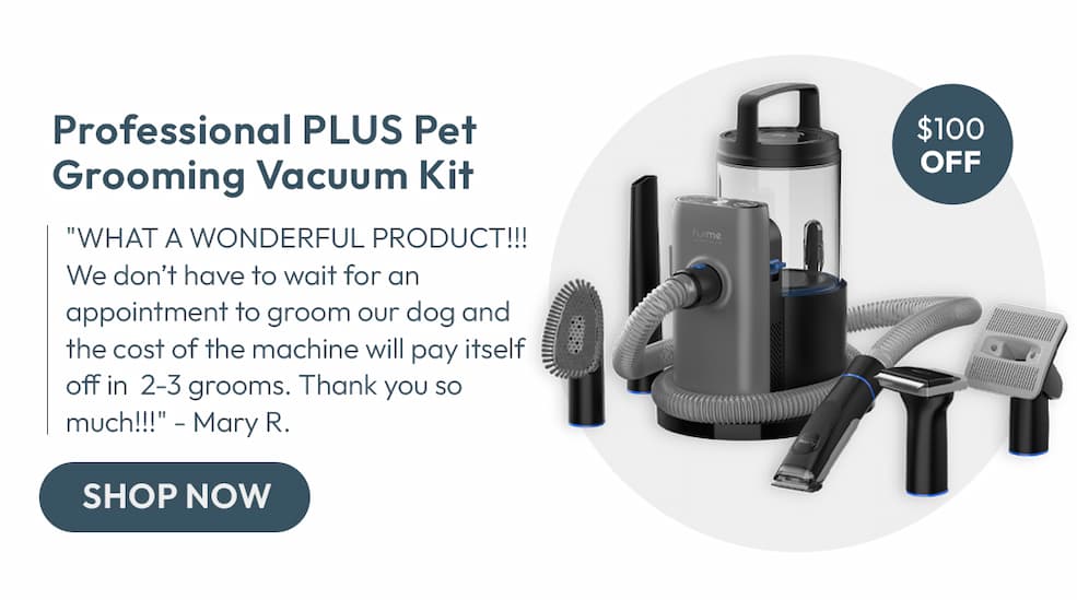 Professional PLUS Pet Grooming Vacuum Kit