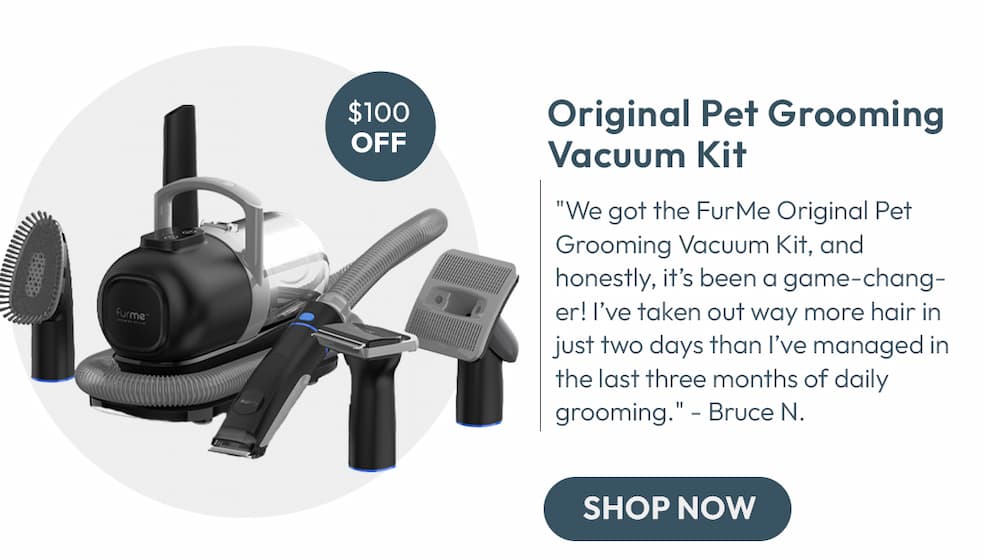 Orignal Pet Grooming Vacuum KIt