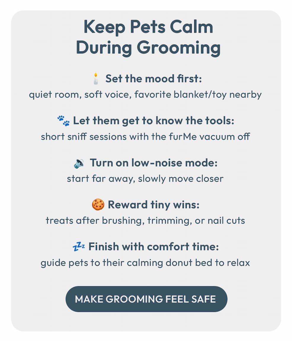 Keep Pets Calm During Grooming
