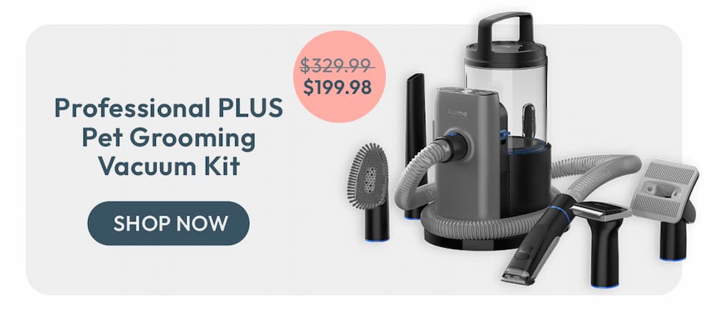 Professional PLUS Pet Grooming Vacuum Kit
