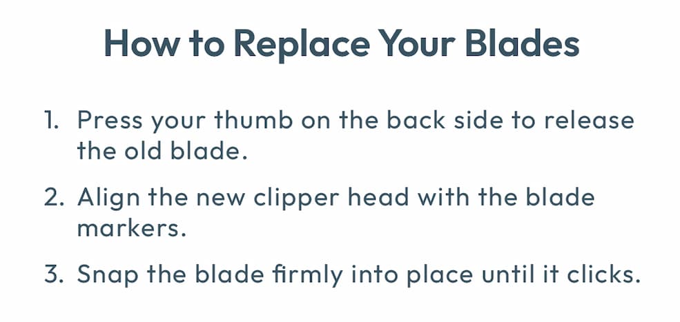 Replace Your Blades