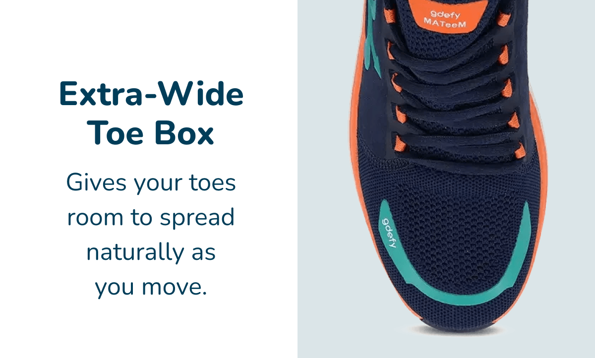 Extra-Wide Toe Box