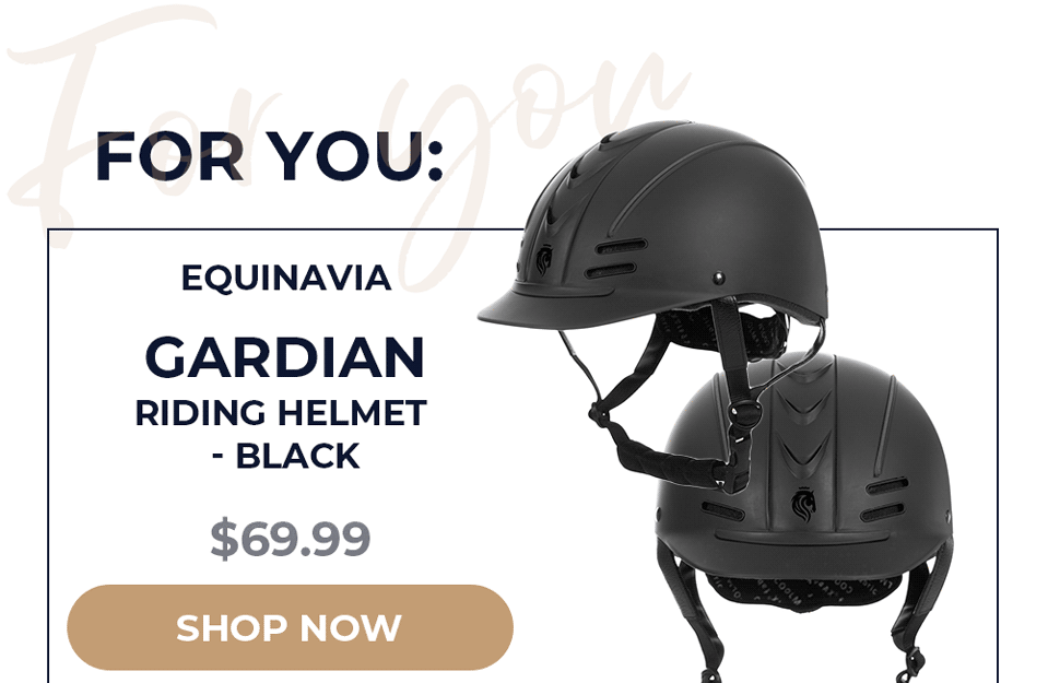 Equinavia Gardian Riding Helmet - Black