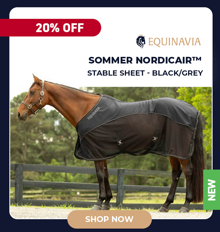 Equinavia Sommer NordicAir™ Stable Sheet - Black/Grey