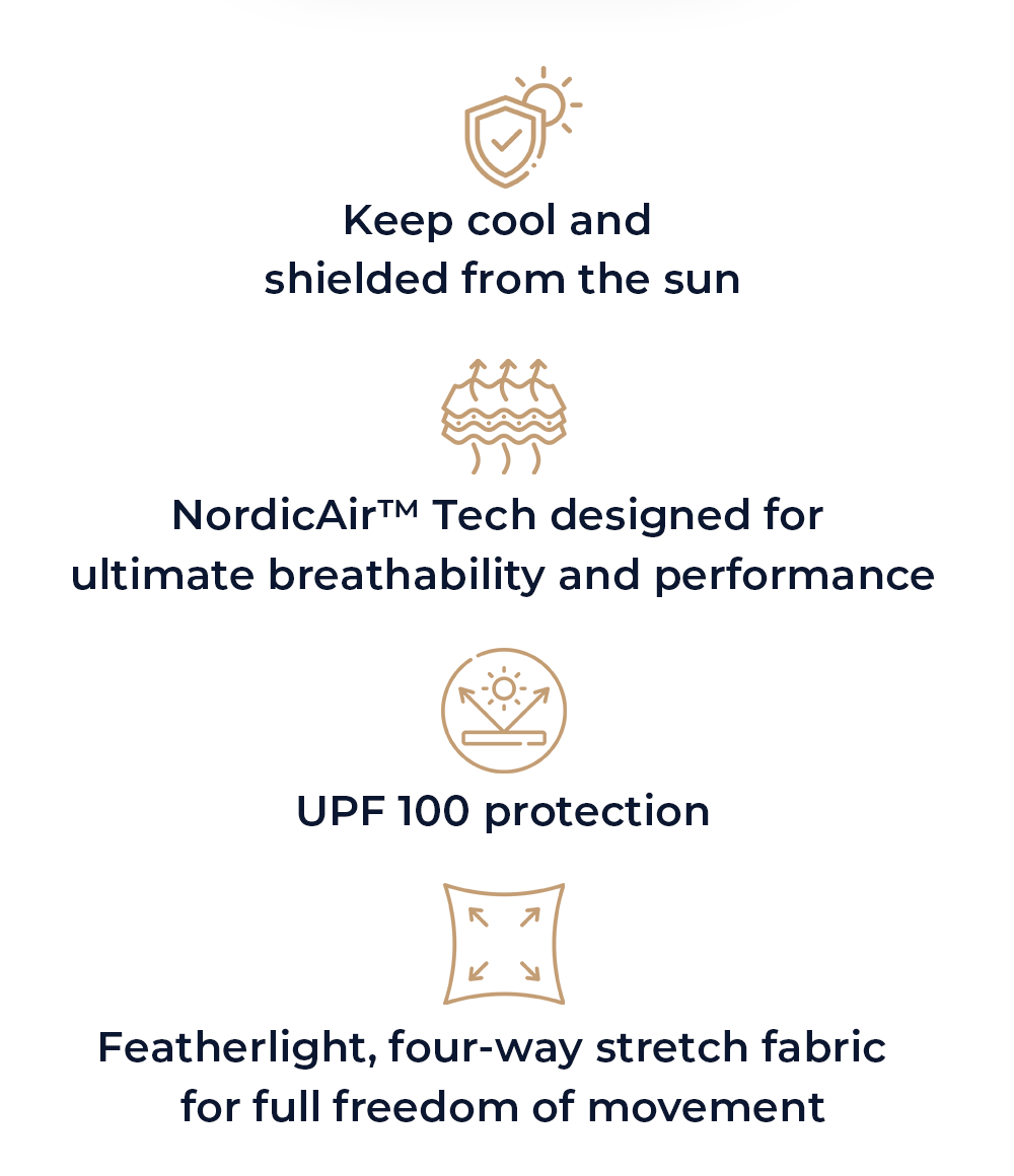 Keep cool and shielded from the sun