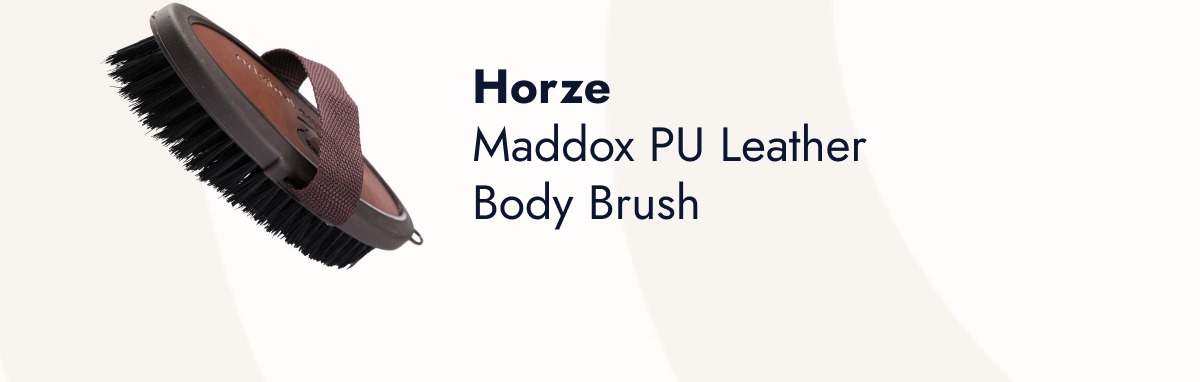 Horze Maddox PU Leather Body Brush