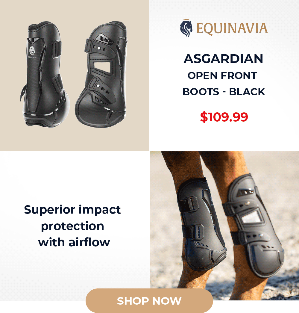 Equinavia Asgardian Open Front Boots - Black