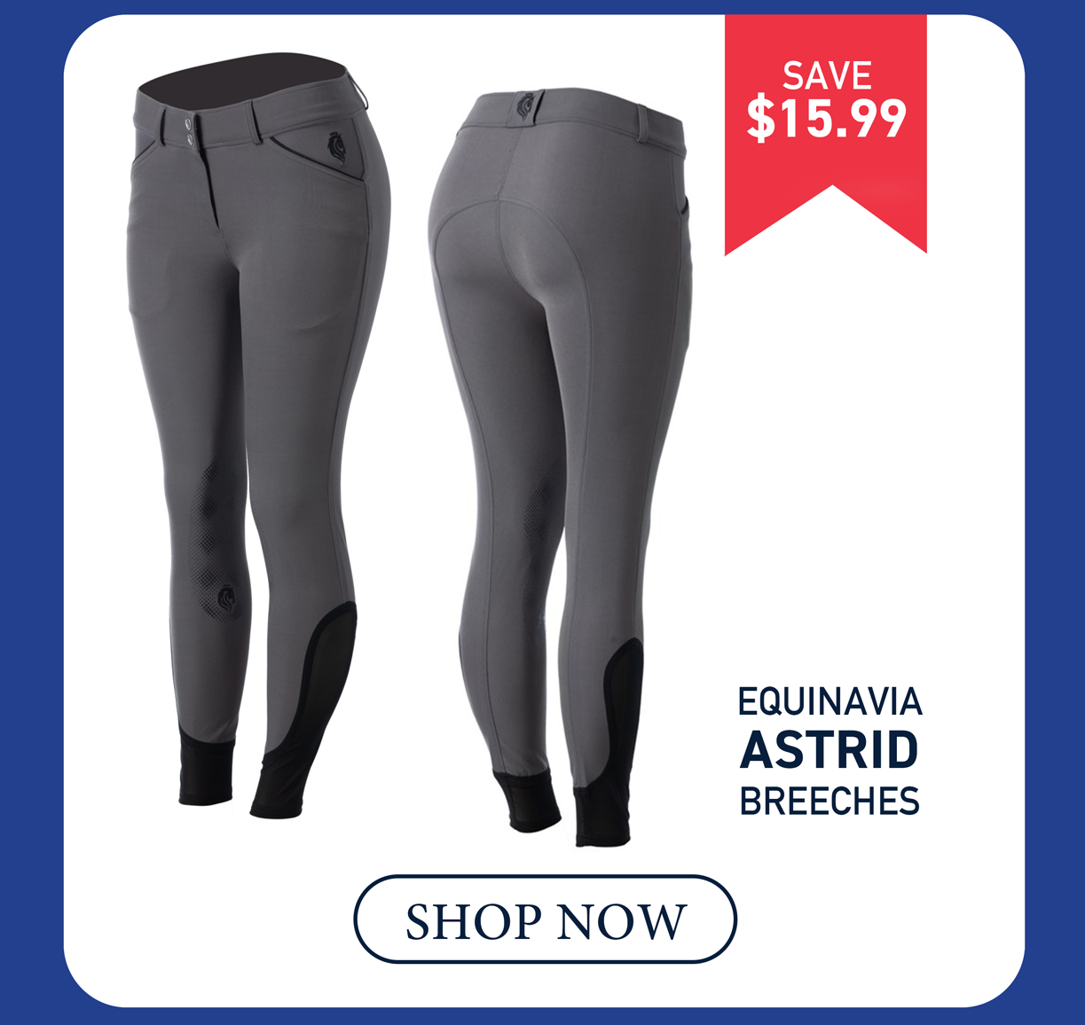 Equinavia Astrid Women's Summer Knee Patch Breeches