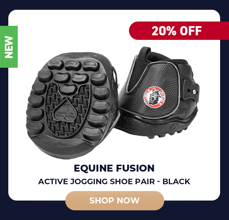 Equine Fusion Active Jogging Shoe Pair - Black