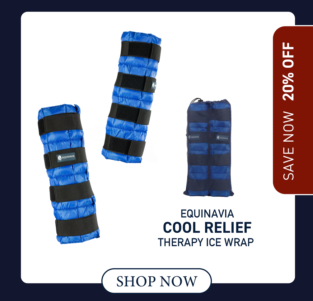 Equinavia Cool Relief Therapy Ice Wrap Pair - Black - Pair