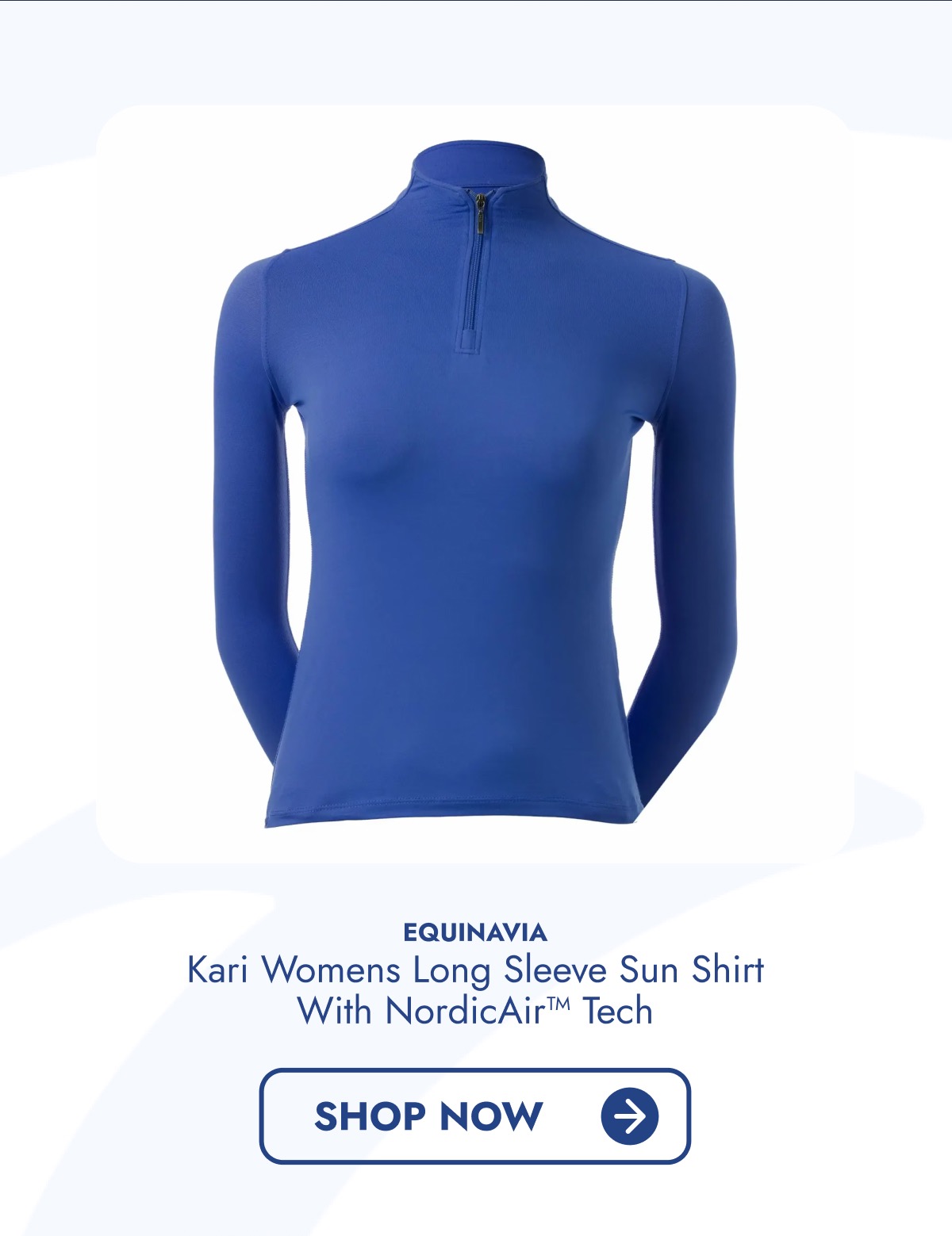 Equinavia Kari Women's Long Sleeve Sun Shirt with NordicAir Tech